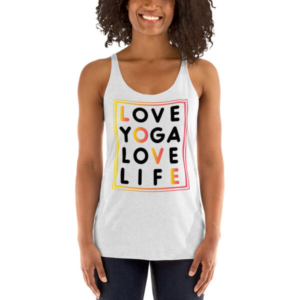 Model Love Yoga Love Life Damen Tank Top