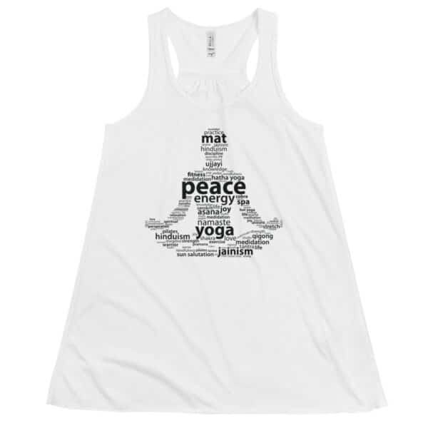 Yoga Meditation Damen Tank Top Weiß