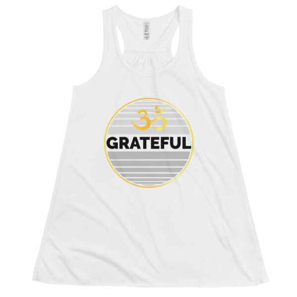 Grateful Om Damen Tank Top Weiß