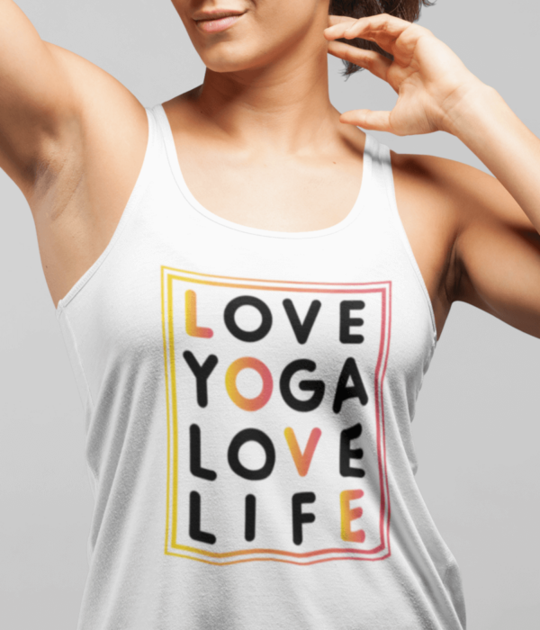 Love Yoga Love Life Damen Tank Top