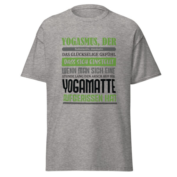 Yogasmus Definition Herren T-Shirt – Bild 3