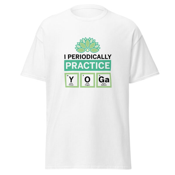 I periodically practice Yoga Chemiker Herren T-Shirt – Bild 2
