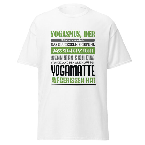 Yogasmus Definition Herren T-Shirt – Bild 2