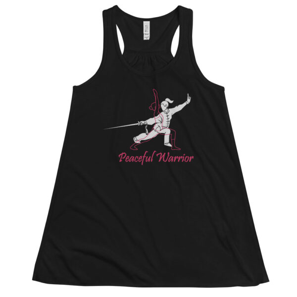 Peaceful Warrior Damen Tank Top Schwarz