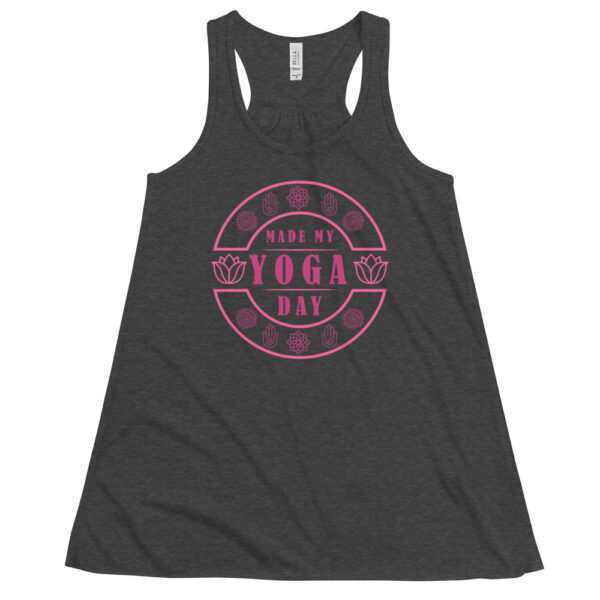 Yoga Made My Day Damen Tank Top Heather Grau
